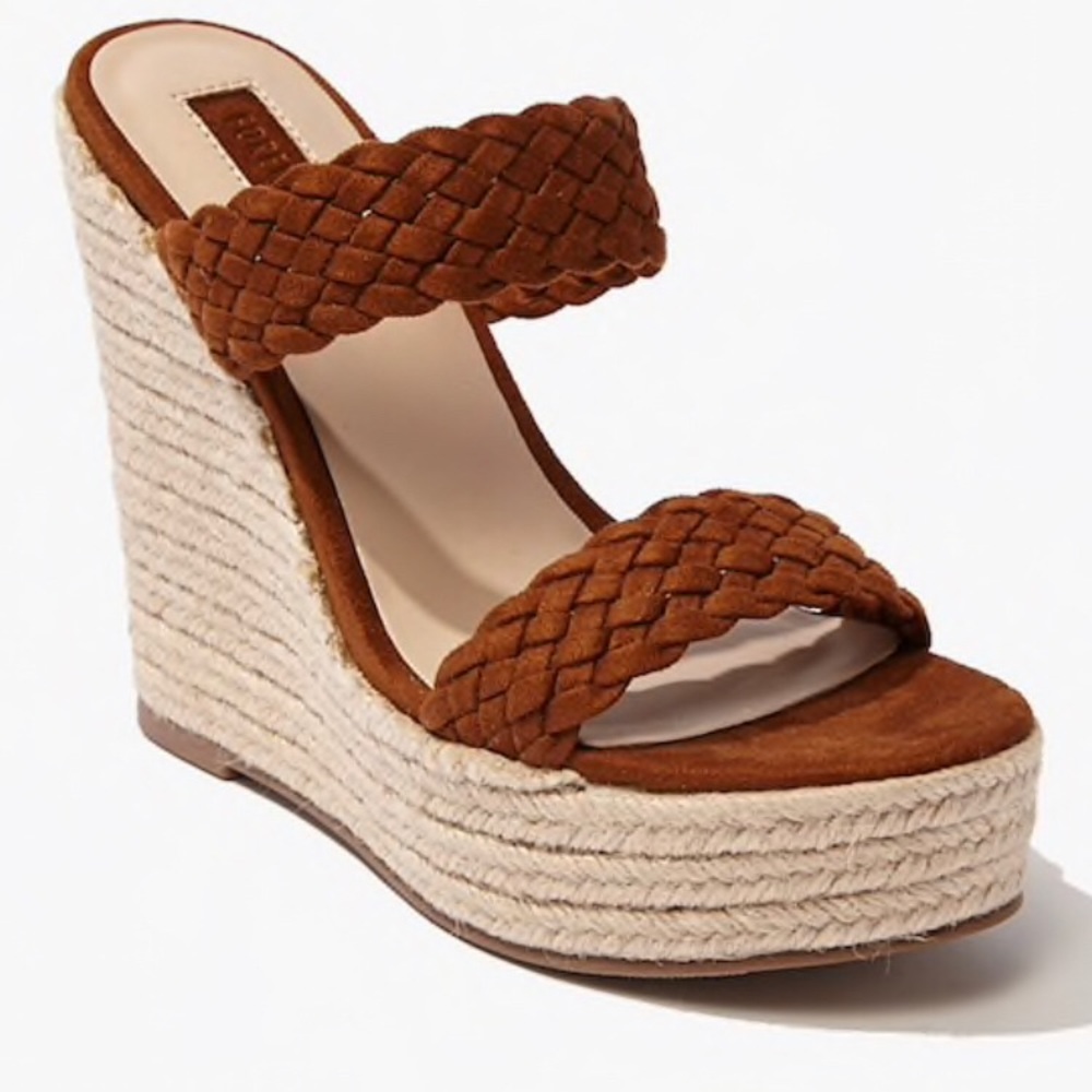 Braided Espadrille Wedges